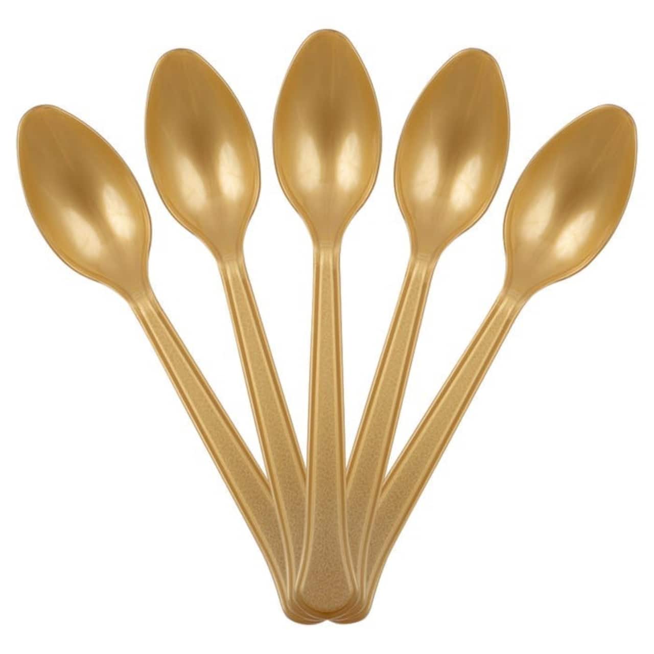 JAM Paper Premium Disposable Plastic Spoons, 48ct.